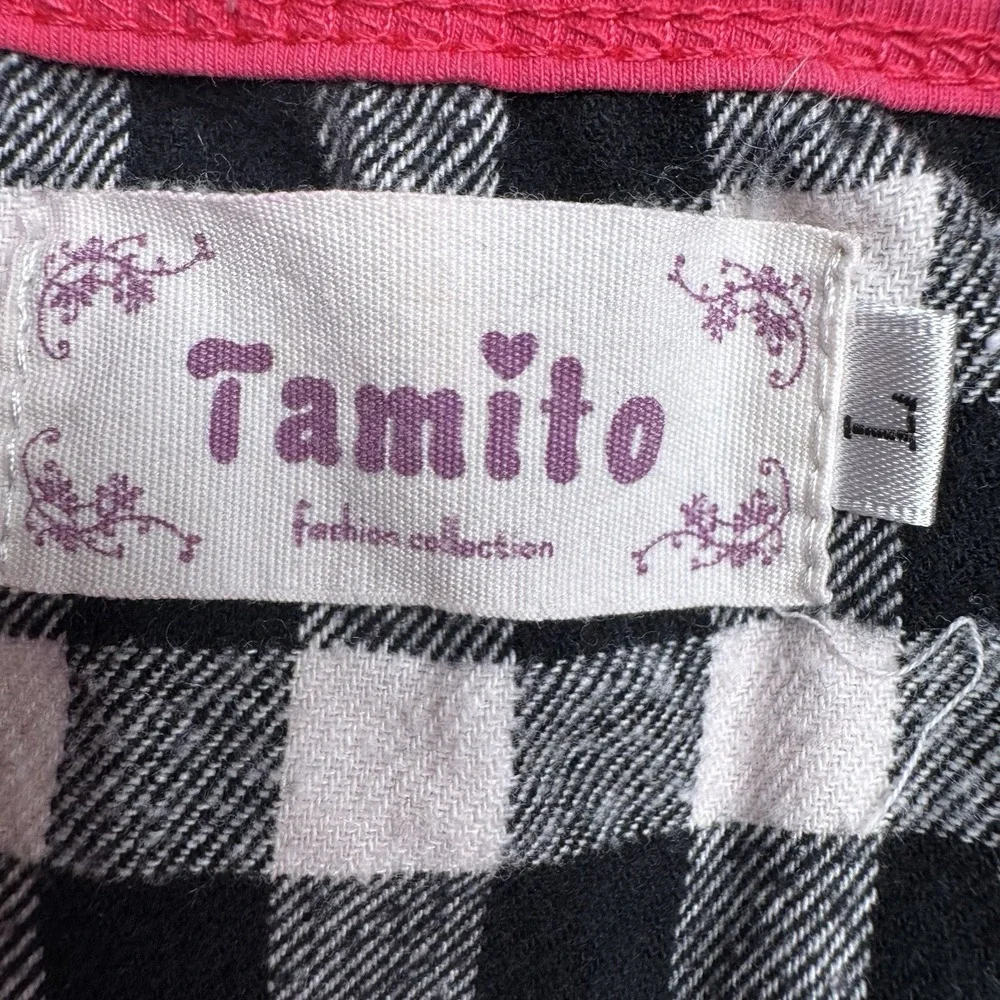 Tamito Rare pink‎ shirt With pop Monsters And Flowers